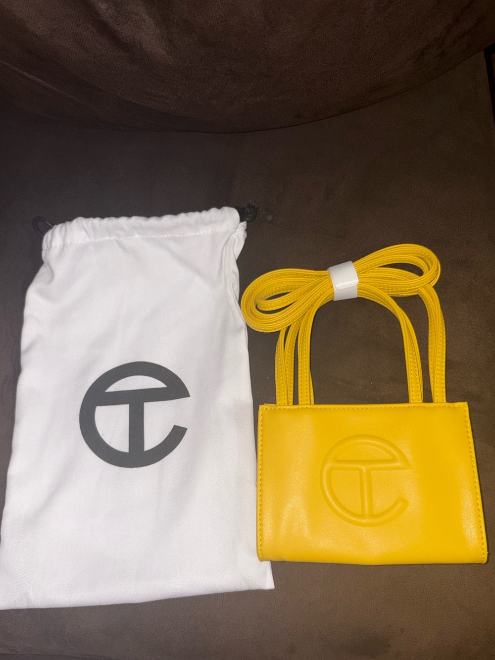 Telfar Small Yellow Shopping Bag- Brand New - Picture 1 of 8